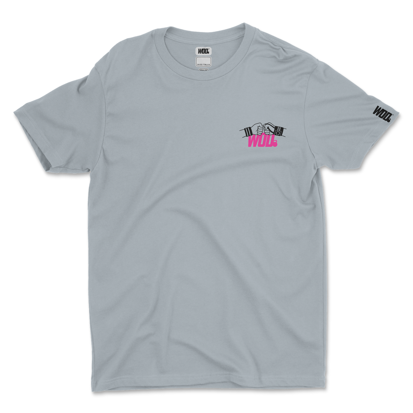 ESTO LO HAGO PA DIVERTIRME PLAYERA WOD GRIS BASICA