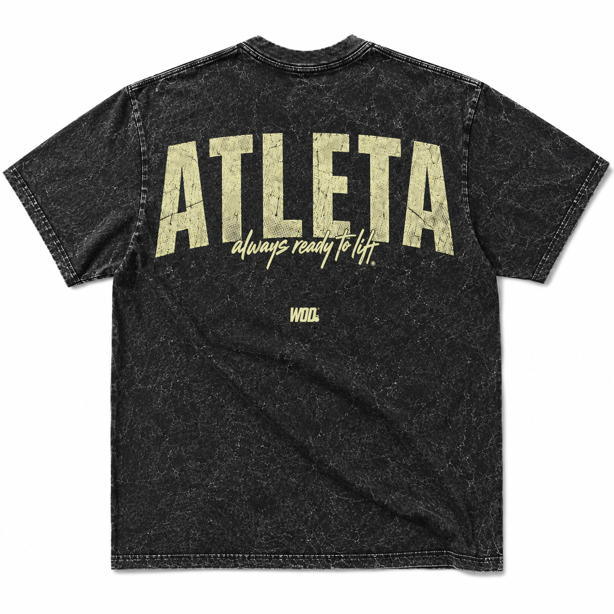 ATLETA Playera Mineral Negra