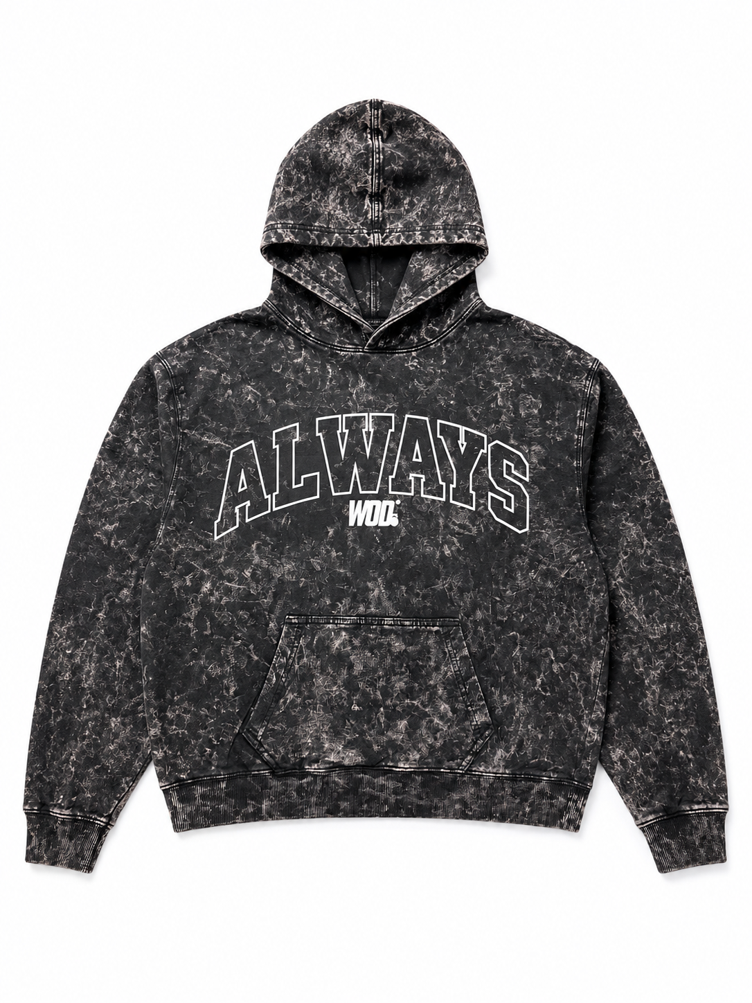 ALWAYS SKULL Hoodie Negro Mineral