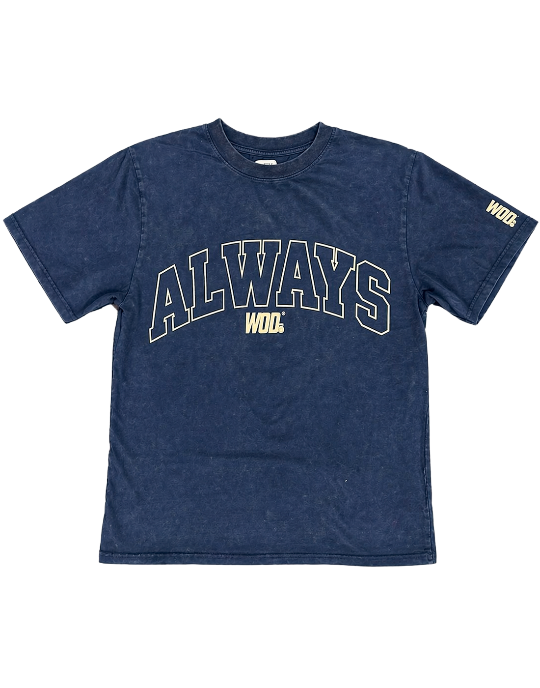 Playera WOD Always Skull Mineral Navy