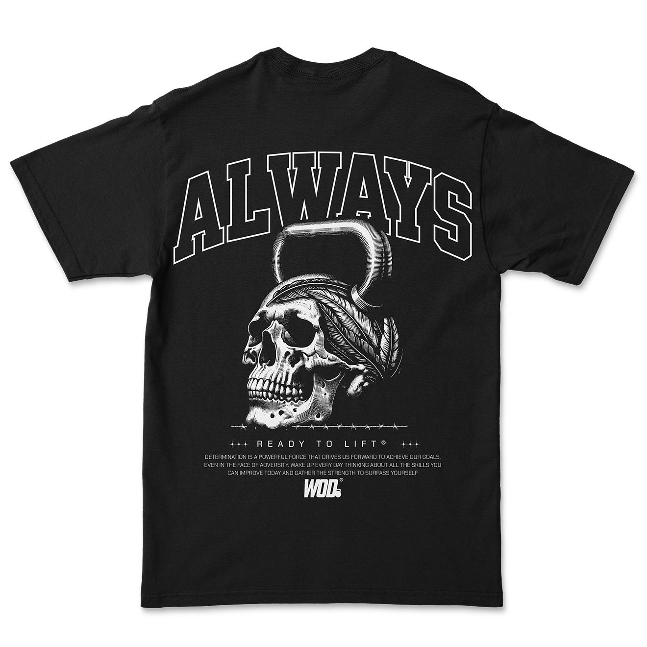 ALWAYS SKULL PLAYERA WOD OVERSIZE