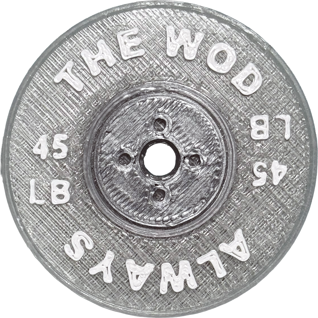Parche WOD Mini Disco GRAY