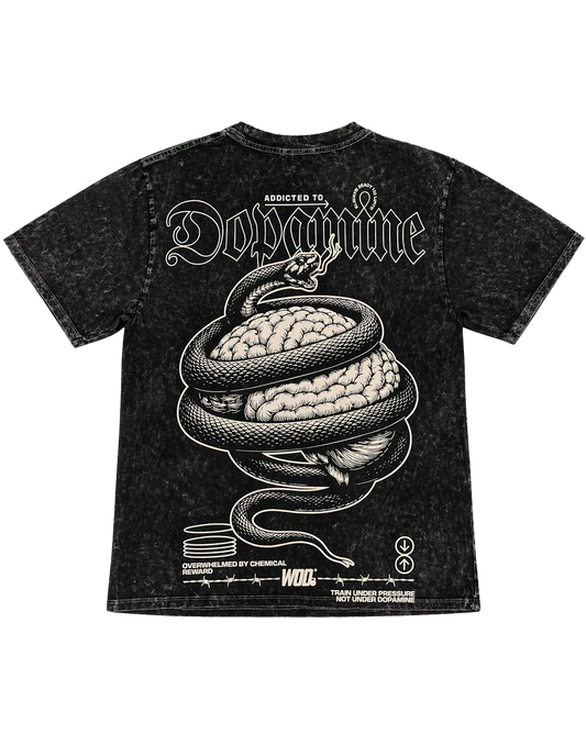 DOPAMINE Playera WOD Black Mineral Basica