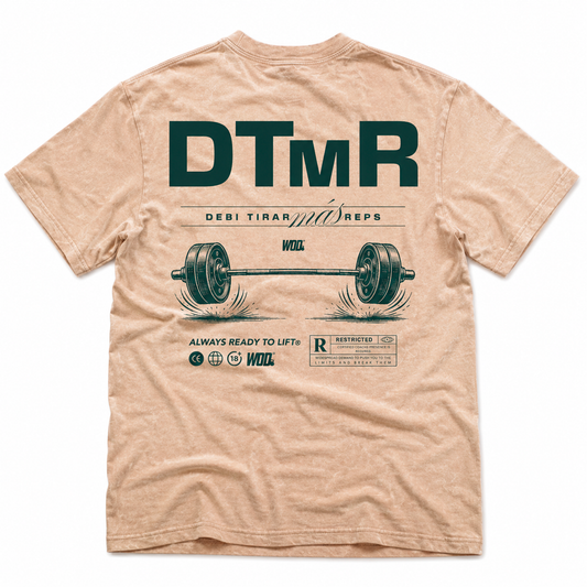 Playera DTMR Hueso Mineral Wash