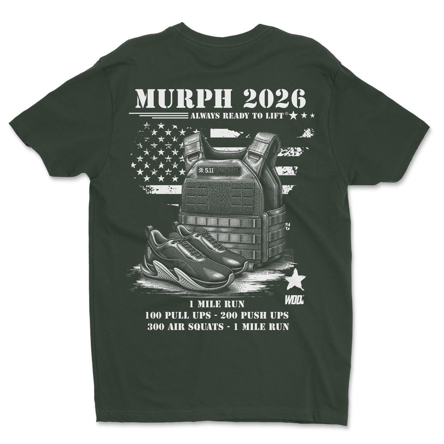 MURPH 2026 PLAYERA WOD BASICA
