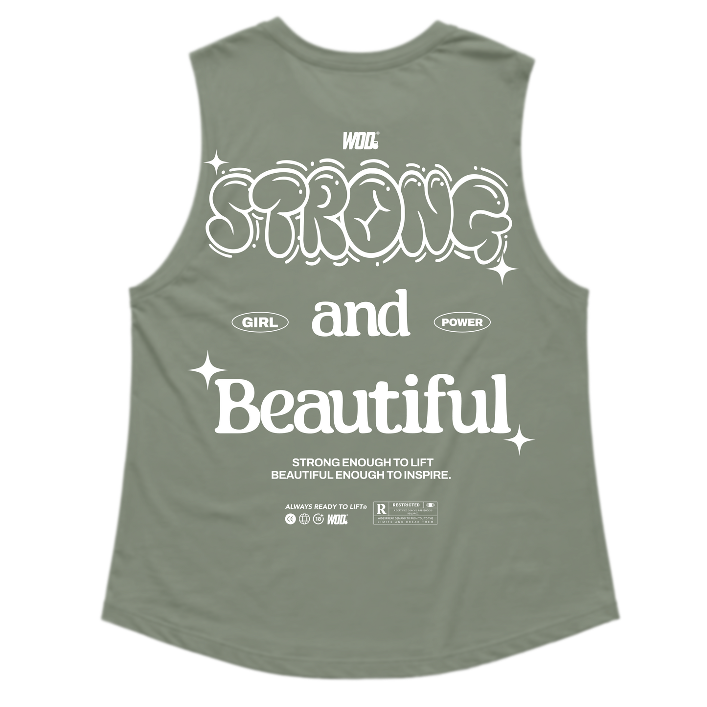 Strong & Beautiful Tank Crop