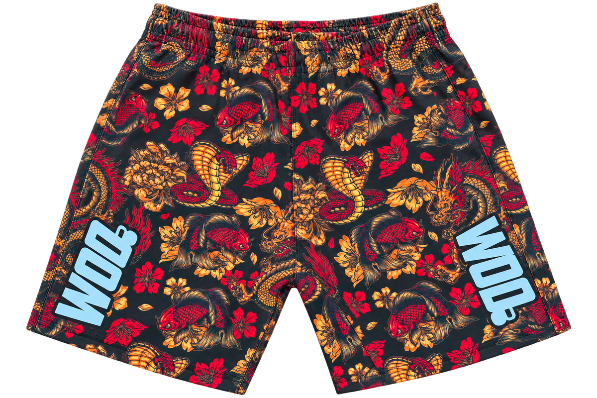 Short Hombre Corte Básico Black Samurai