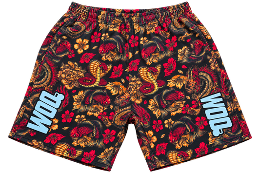 Short Hombre Loose Black Samurai